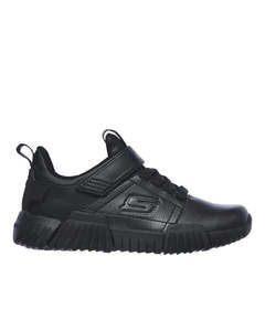 Skechers Kids Durablox Leather - Black