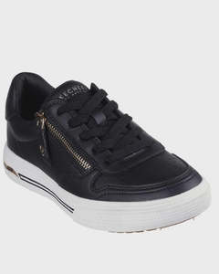 Footwear: Skechers Arch Fit Arcade Stroll 'N - Black