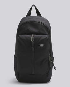 Mens Bags: Vans Warp Sling Bag - Black Ripstop