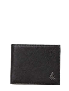 Mens Wallets: Volcom Slim Stone Wallet - Black