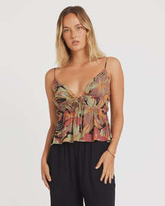 Womens: Volcom Womens Swell Ya Cami - Multi