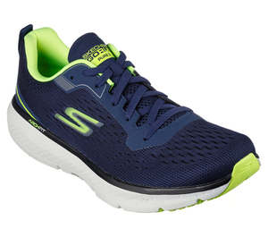 Footwear: Skechers Mens Go Run Pure 3 - Navy/Yellow