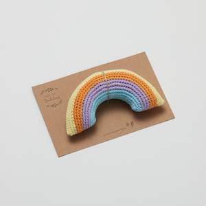 baby: Crochet Rainbow Rattle