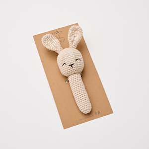 Baby Shower Gifts: Crochet Bunny Rattle Sand