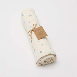 Swaddles: Organic Muslin Swaddle Enchanted Garden