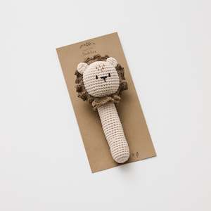 Rattles Over The Dandelions: Crochet Lion Rattle
