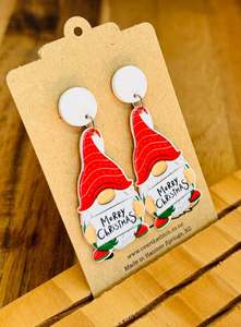 Dangly Earrings: Dangles - Gnome