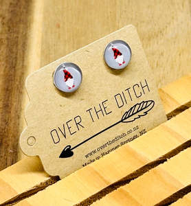 Dome Earrings: Domes - Gnome