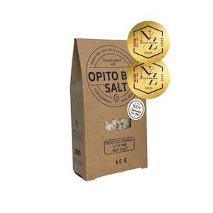 Opito Bay Salt- Toasted Fennel & Thyme Sea Salt 40g
