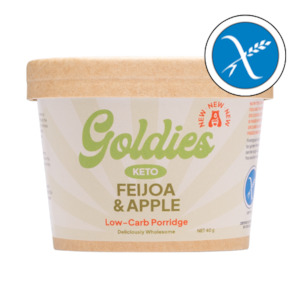 Eggs Dairy Grocery: Goldies Feijoa & Apple Keto Porridge