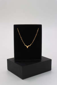 Accessories: Gold Ox Chain Necklace | Limited Edition