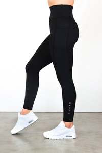 Stealth Compression Leggings - Black & White