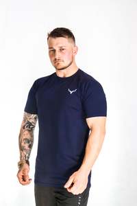 Mens T Shirts: Mens Icon T-Shirt - Ink Blue