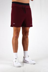 Oxyfit Mens Quad Shorts - Deep Maroon