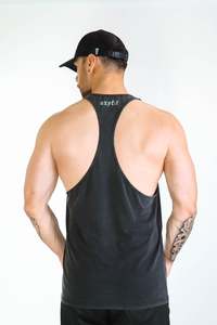 Oxyfit Mens Focus Stringer - Washed Black