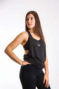 Oxyfit Womens Focus Stringer - Washed Black
