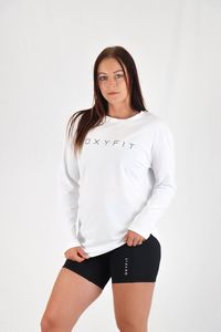 Womens T Shirts Singlets: Womens Integrity Long Sleeve - Pure White