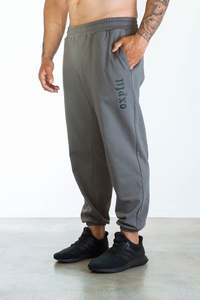 Mens Joggers: Mens Military Joggers - Washed Grey