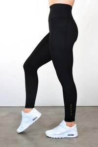 Home New Arrivals: Stealth Compression Leggings - Black & Gold