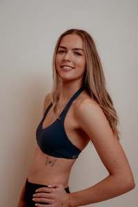 Products: Halter Crop - Midnight Blue
