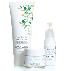 Skincare Packs: Oxygen Skincare | Skincare Pack for Dry and Mature Skin | Creme Cleanser, Intensive Moisturiser, Skin Toner