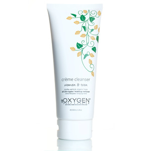 Skincare For Teens: Oxygen Skincare | Crème Cleanser with Hops for Dry Skin | Makeup Remover