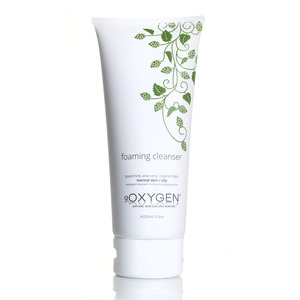 Skincare For Teens: Oxygen Skincare Foaming Cleanser 200ml | Gentle for Sensitive & Teen Skin