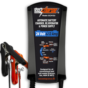 24V 12A Battery Charger, Maintainer and Power Supply