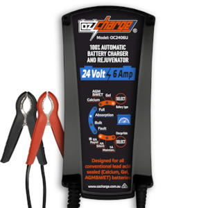 24V 6A Battery Charger and Maintainer