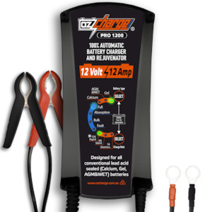 12 Volt 12 Amp Battery Charger and Maintainer
