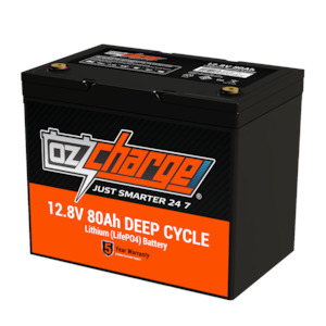 Caravan Batteries: 12V 80Ah Lithium LifePO4 Deep Cycle Battery
