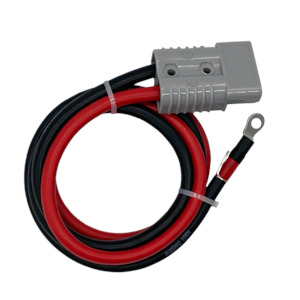 Battery Boxes: OzCharge 175A Ring Terminal Harness  – 1200mm 25mm2