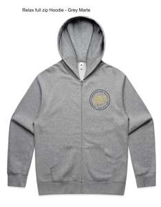 Adrenaline Alley ZIP Hoody Grey
