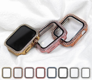 Black Apple Watch Bands: Apple Watch Radiant Protector (Tempered Glass + Case Protector)