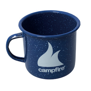 Camp Cooking: 8cm Enamel Mug - Navy