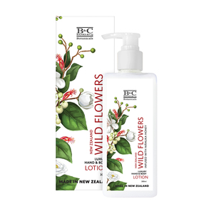 Products: NZ Wild Flowers LOTION 300ml - Banks & Co. Botanicals — We create luxury skincare, room fragrance and candles. . for your skin and home. Care for your skin with lotion, wash, handcream and soap enriched with Manuka Honey. Available online or at selected
