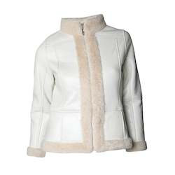 Clothes: Lambskin Zip Jacket