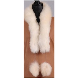 Auskin Alpaca Pompoms Scarf Assorted Colours