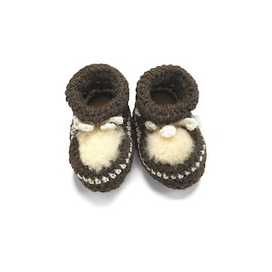 Sheepskins: Classci Sheepskin Crochet Bootee
