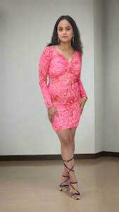 Women Bodycon Multicolor Dress