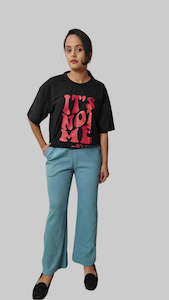 Pants And Pallazos: Full-Length Cotton Blend Pants – Ultra Stretch, Drawstring Waist, Casual