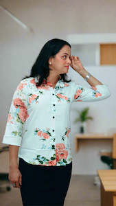 Regular Fit Printed Button Down Collar Formal Shirt