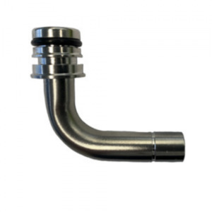 Stainless Steel Fittings: Pump Fitting Stainless Steel 90 Elbow 3/8 Stem for G56 Pump
