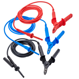 Products: AEMC Lead – Replacement Set of 3, 25 ft 15 kV w/Integral Clips for Models 6550 and 6555
