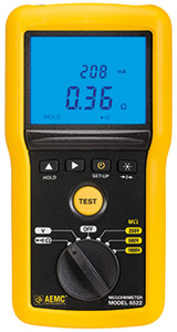 AEMC – 6522 – 1000V Megohmmeter (Digital w/Analog Bargraph, 40GΩ, 250V, 500&hellip;