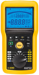 AEMC 6526 – 1000V Megohmmeter (Digital w/Analog Bargraph, Alarm, 200GΩ, 50V, &hellip;