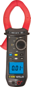 Clamp Meters: AEMC 404 (TRMS, 2000AAC/3000ADC, 1200VAC/1700VDC, Ohms, Continuity)