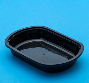 Containers: Black Oval Container 500ml 250/ctn