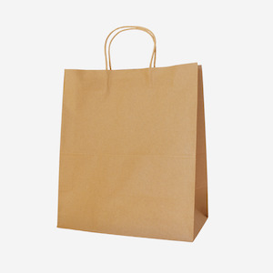 Products: Kraft Brown Paper Bag – Large – Paclink New Zealand