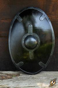 Shields: Black Auxillay Shield - 90x60 cm